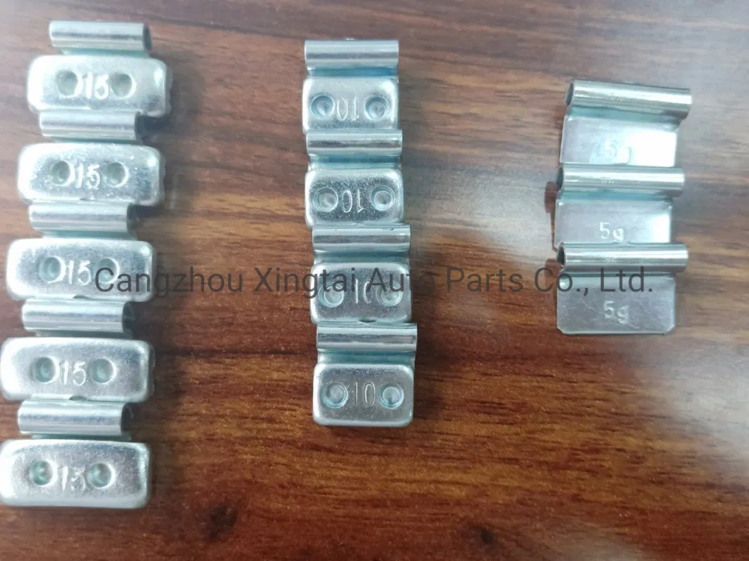 Knock on Zinc Coated Wheel Balance Weights Clip on Tyre Weights