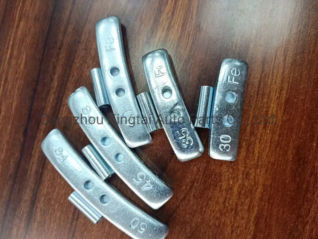 Various Clip on Wheel Weight Styles Good Quality Lead Fe Clip-on Wheel Weight