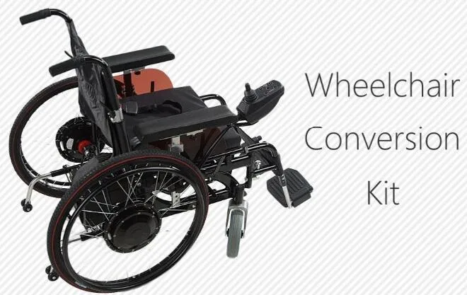 24V 180W Electric Wheelchair Hub Motor Conversion Kit for Elderly People