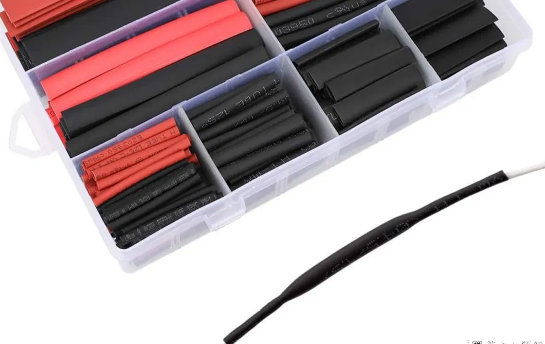 330 PCS Bag Package Industrial-Grade Heat Shrink Tubing Assortment Kit