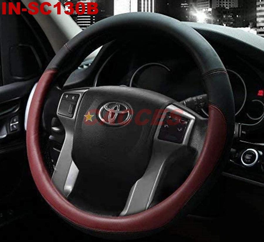 Microfiber Leather Steering Wheel Cover OE Size for Toyota,Bwm,MB,Audi,VW,Porsche,Peugeot,Citroen,Honda,Nissan,Lexus,Volvo,Renault,FIAT,Opel,Model S/M/L/XL/XXL