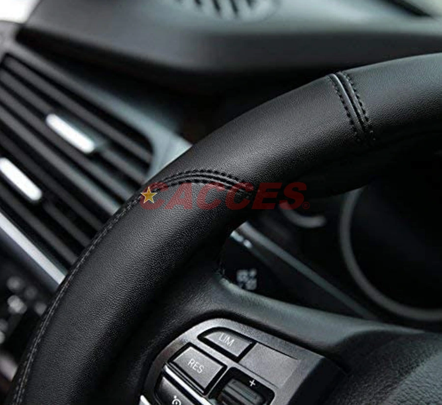 Microfiber Leather Steering Wheel Cover OE Size for Toyota,Bwm,MB,Audi,VW,Porsche,Peugeot,Citroen,Honda,Nissan,Lexus,Volvo,Renault,FIAT,Opel,Model S/M/L/XL/XXL