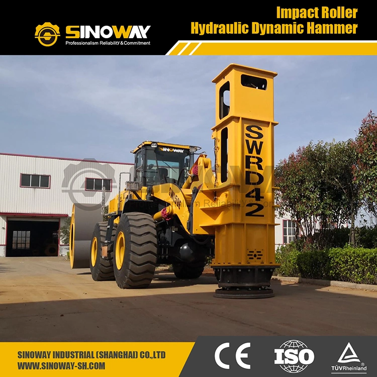 Hydraulic Rapid Impact Hammer Mounted on Wheel Loader and Excavator for Ric Project