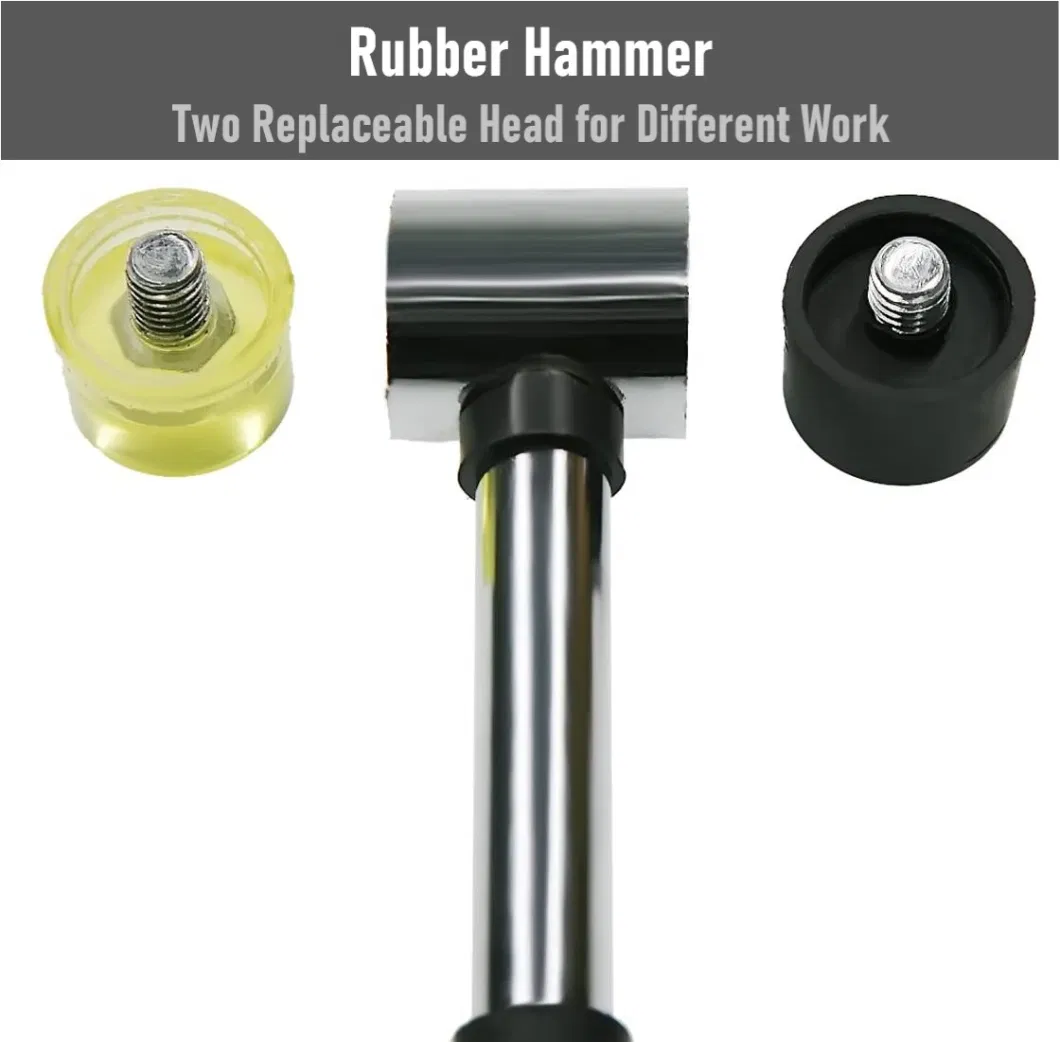 Rubber Hammer Mallet Soft White Color Head