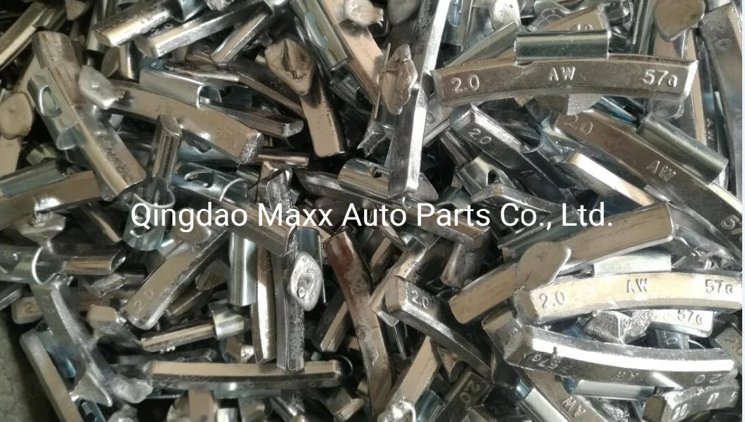 Manufacturer Qingdao Maxx Auto Parts Supply Pb Lead Clip Wheel Balancing Weight for Car and Truck