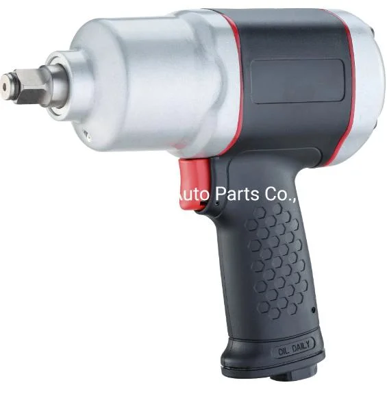 Light Quick Reliable 1/2 Duty Air Tools Pneumatic Air Impact Wrench with Rubberized Handle