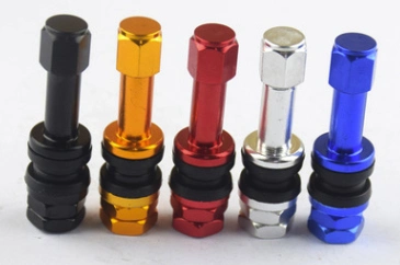 Aluminum Tr48e Clamp-in Tyre Valve Colorful Tubeless Metal Tire Valves Tr43e