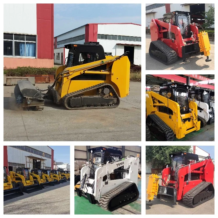 Factory Directly Wholesale Crawler/Wheel Skid Steer Loader Loading Bulk Material Handling Equipment Loader for Scrap Steel Recycling