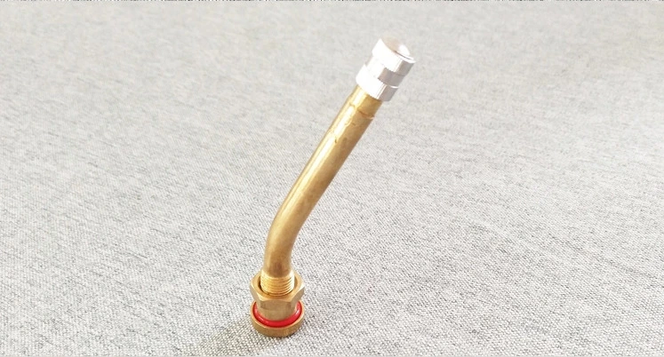 V3.20.7 Bus and Truck Tubeless Valves Brass Metal Clamp-in Valves Compression Type Tire Valve Easy to Replace