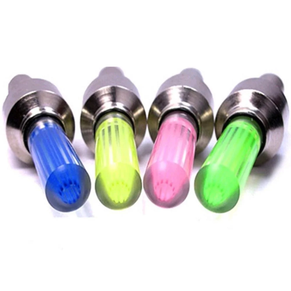 Warning Light Wheel Tire Light LED Neon Light Wheel Tire Light Valve Tire Lamp Cycling Accessories Bicycle Valve Tire Bl20883