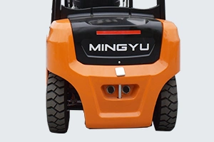 China Mingyu 4t 4-Wheel Electric Forklift Truck Balance Weight Battery Forklift with CE/ISO Lifting Height 5500mm