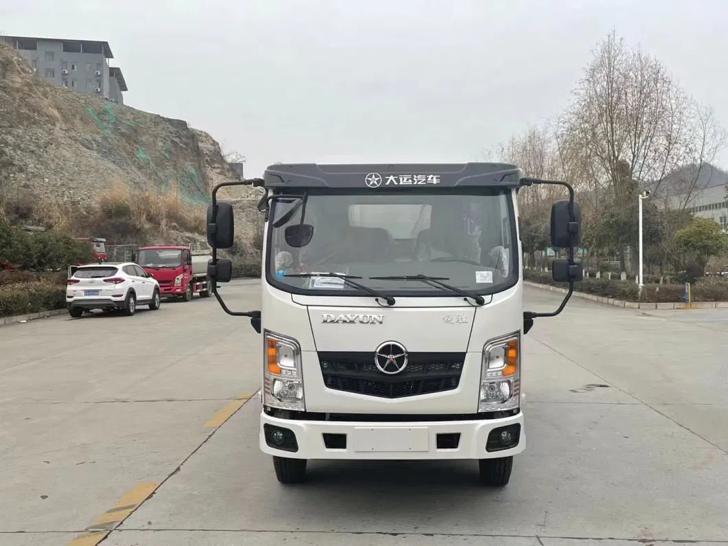 Reliable Easy Maintenance Cheaper Dayun 4X2 Chassis 8 Cubic Easy Loading Self-Dumping with Automated Hydraulic Dump System Garbage Truck