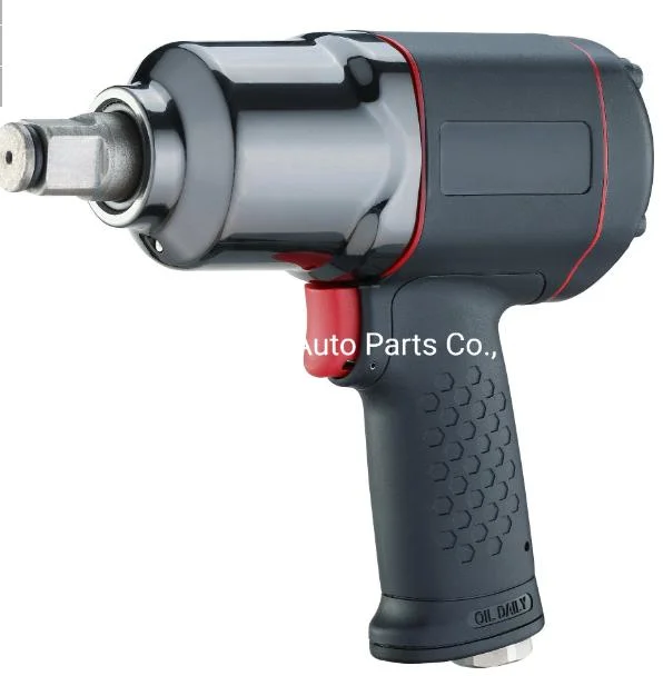 Light Quick Reliable 1/2 Duty Air Tools Pneumatic Air Impact Wrench with Rubberized Handle