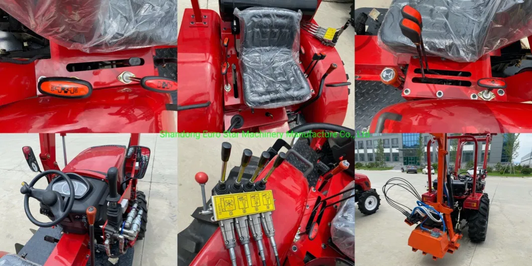 25HP 30HP 35HP 40HP 45HP Mini Small Four Wheel Farm Crawler Tractor Orchard Paddy Lawn Big Garden Diesel China for Tractor Manufacturer Agricultural Machinery