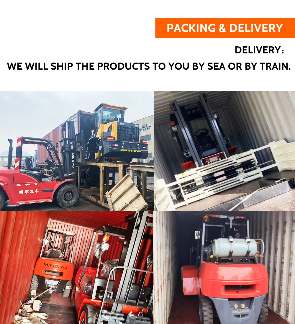 China Factory Manufacture 2 Ton 2.5t Balance Weight Type Forklifts Price 4 Wheel LPG Gasoline Dual Fuel Forklift Trucks