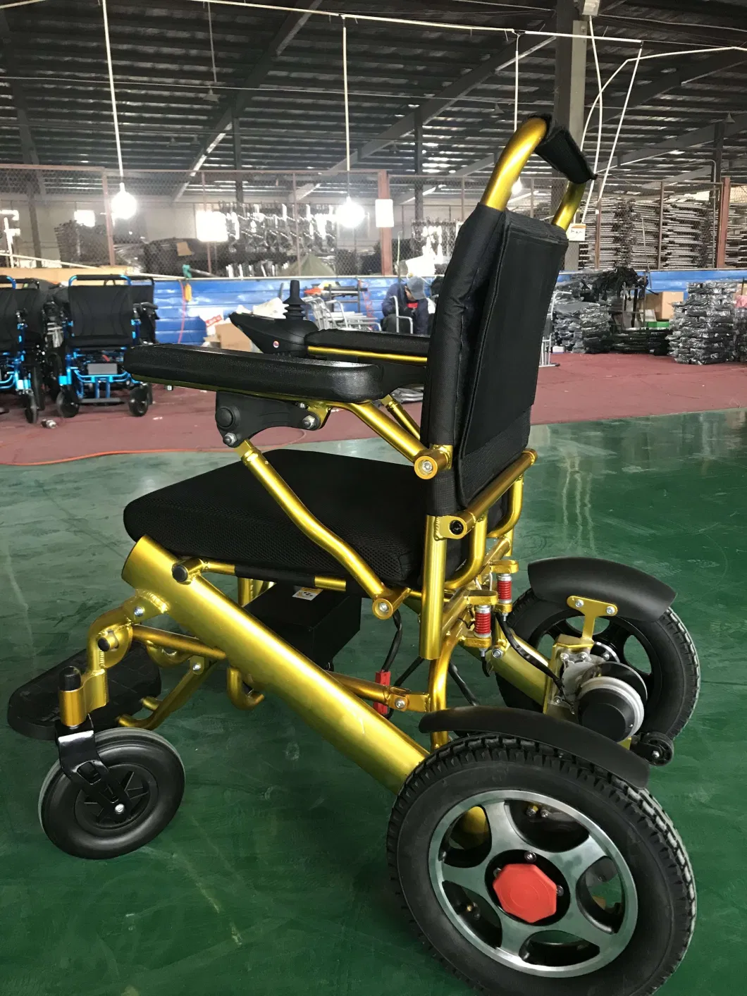 Light Weight Aluminum Wheelchair with Hand Brake