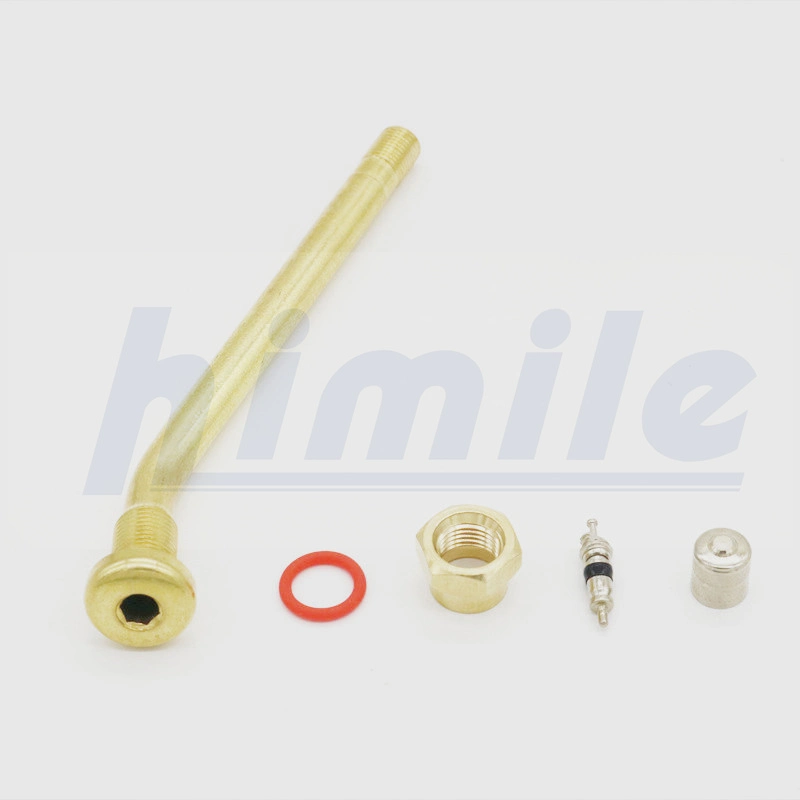 Himile Car/Auto Accessory V3-20 Series Tubeless Clamp-in Copper/Brass Air Inflator Tire Valve For Truck and Bus V3-20-6