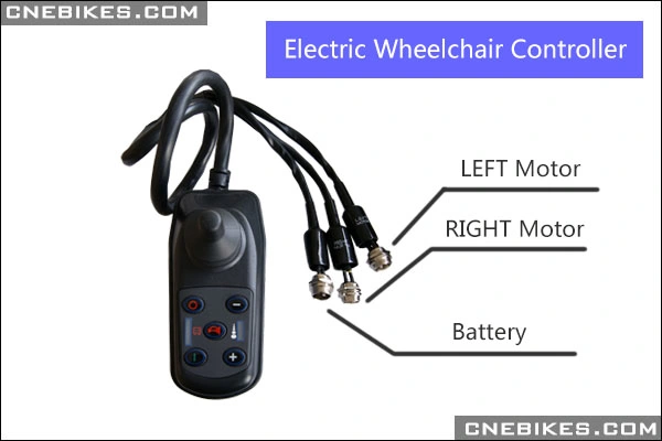 24 Inch 180W Electric Wheelchair Conversion Kits for Handicapped People