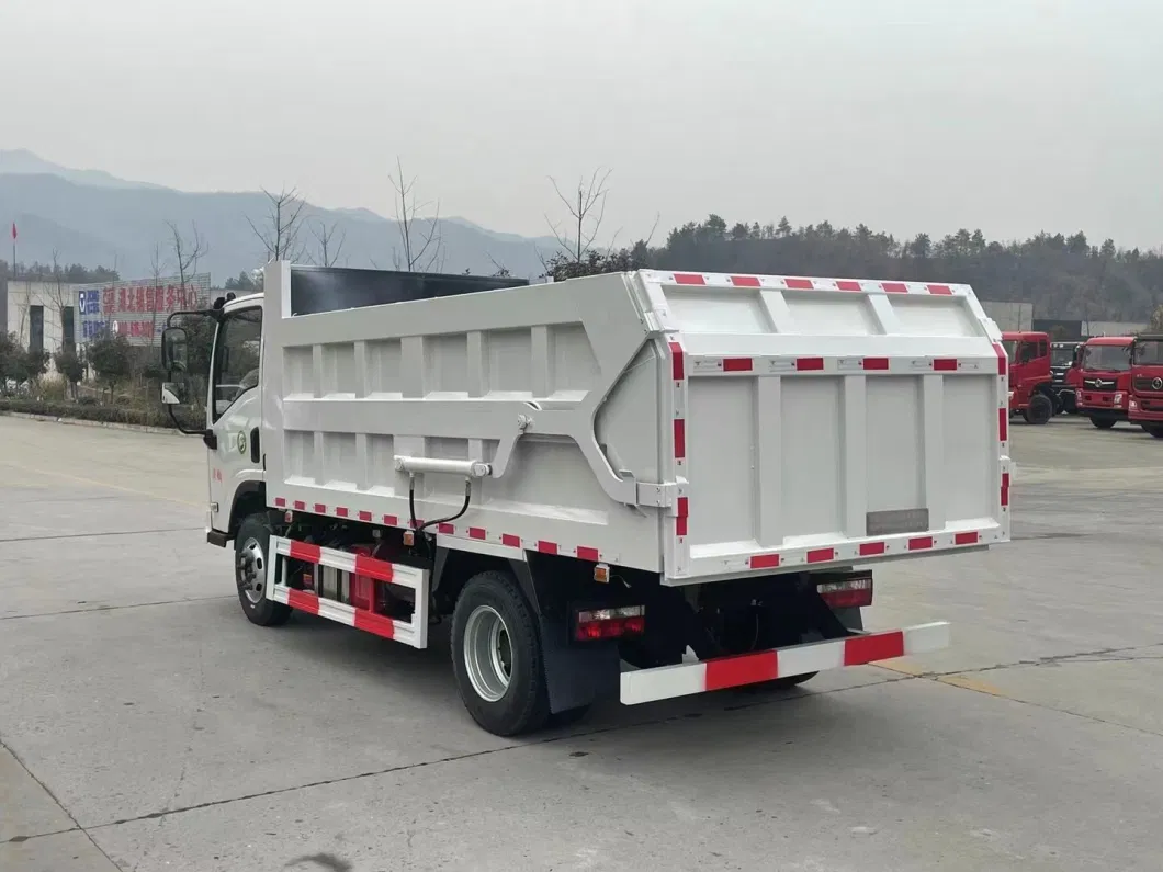 Reliable Easy Maintenance Cheaper Dayun 4X2 Chassis 8 Cubic Easy Loading Self-Dumping with Automated Hydraulic Dump System Garbage Truck