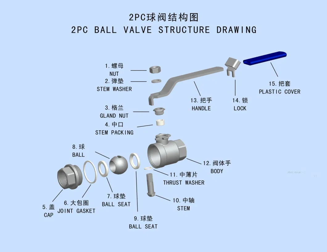 Stainless Steel 316 304 Extended Stem for Water Oil Gas Ball Valve F04/F05/F07 Stem Extensions