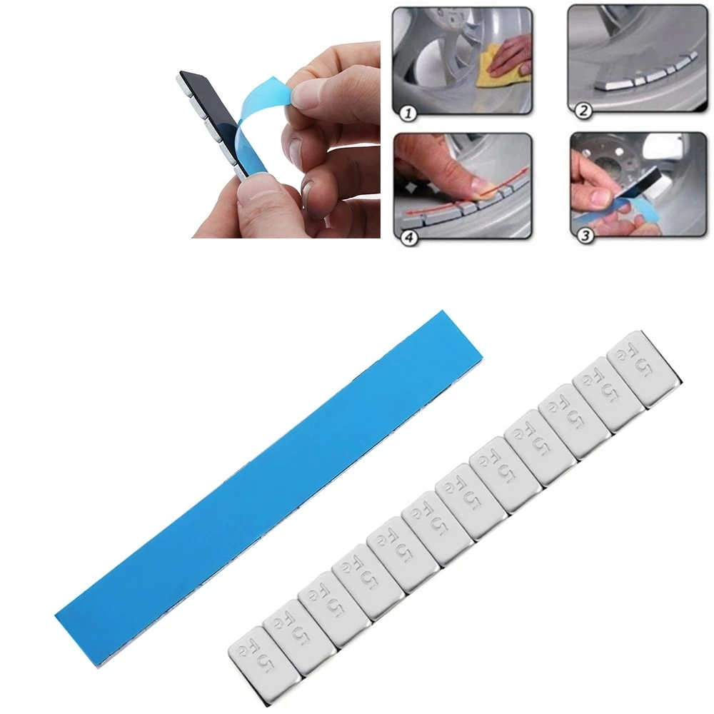Hot Sale Car Parts/ Car Accessory/ Auto Accessories Wheel Balance Weight for Zinc/Zn Adhesive Stick on 5g*12 Wheel Weight