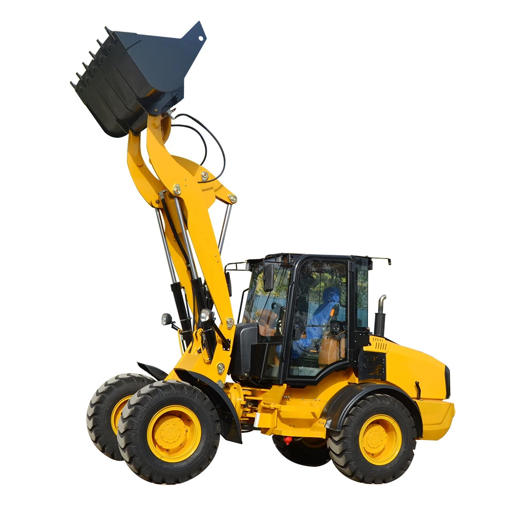 Heracles Yard Loader Micro Compact Hydrostatic Loaders Articulated Garden Shovel Tractor Loader Machine H180 Small Mini Front End Wheel Loader Price with Pallet