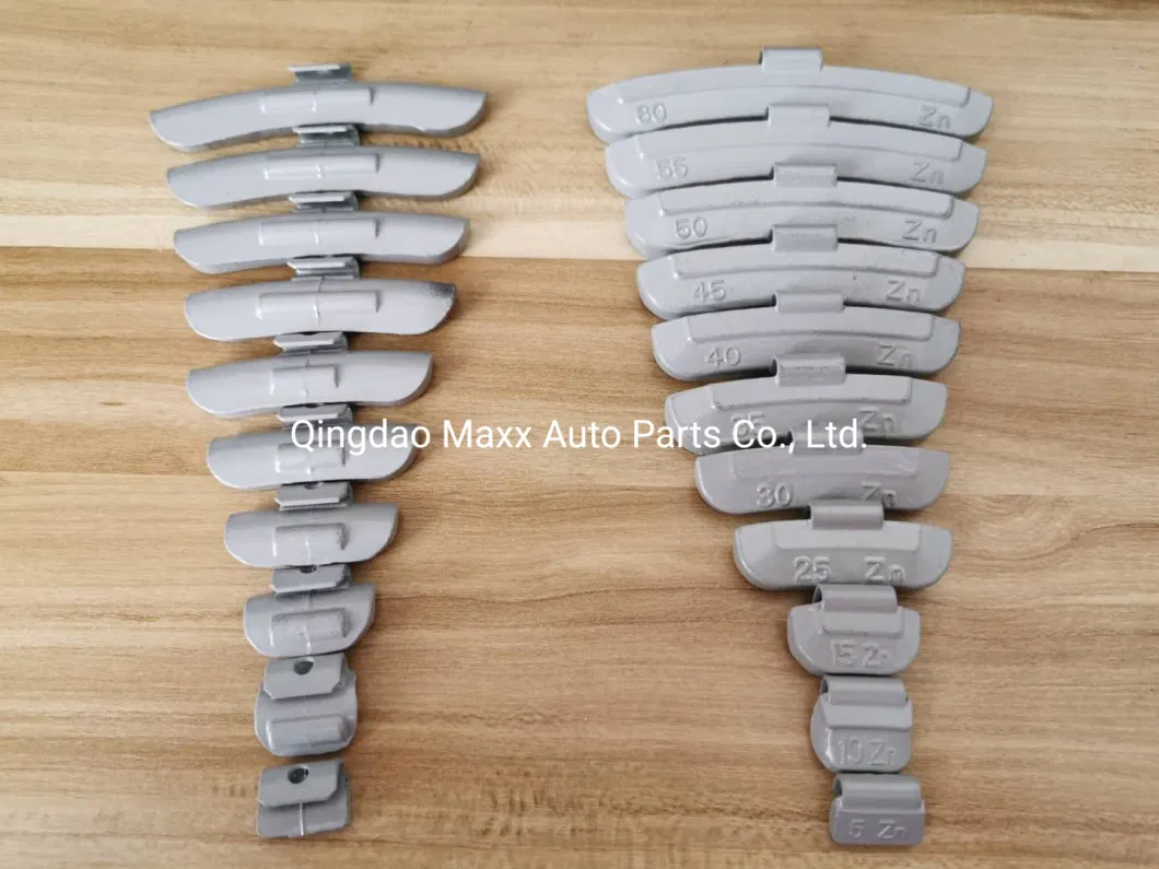 Zinc Clip-on Tire Balance Weight Balance Wheel Weight Zinc Die Casting Wheel Weight Die Casting