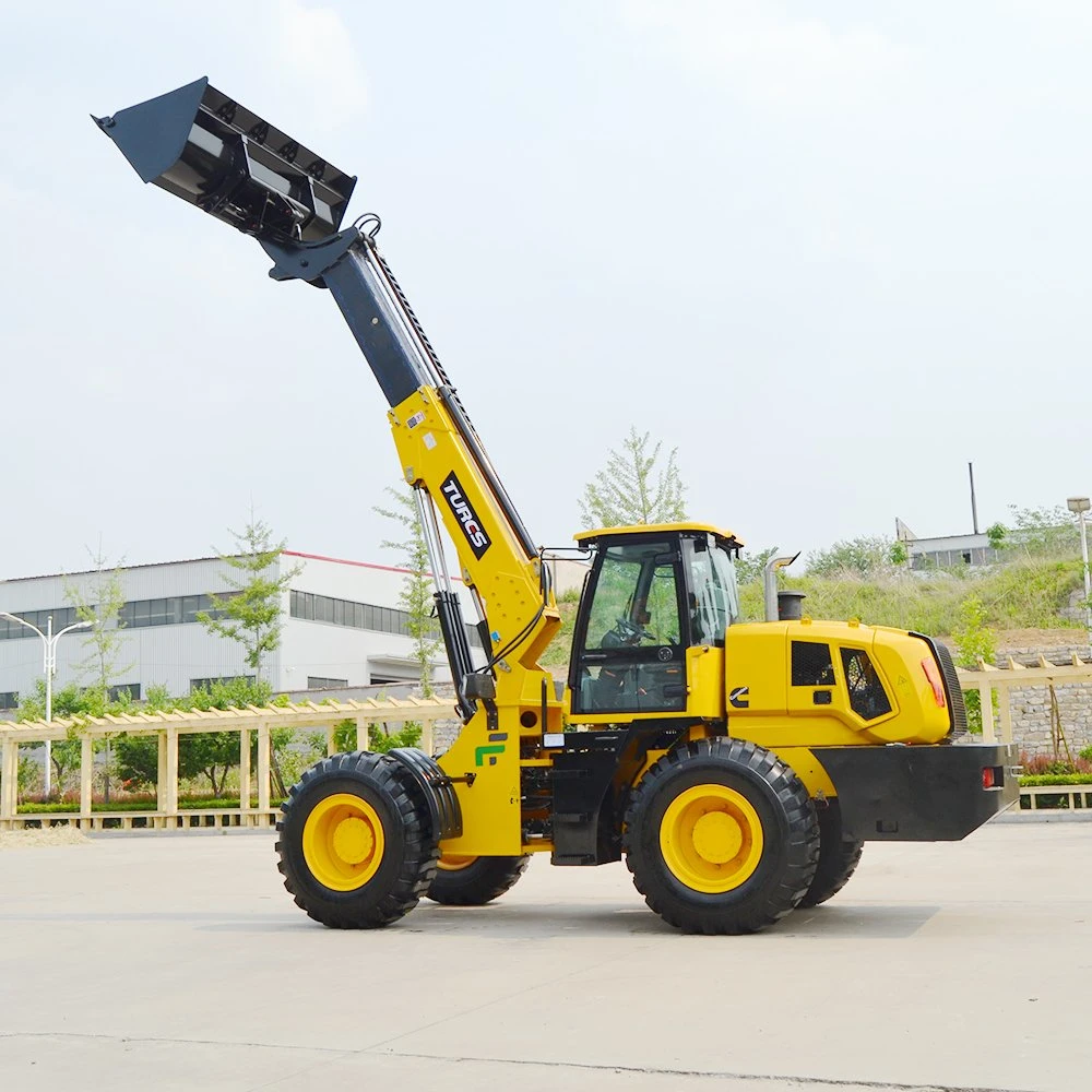 Heracles Yard Loader Micro Compact Hydrostatic Loaders Articulated Garden Shovel Tractor Loader Machine H180 Small Mini Front End Wheel Loader Price with Pallet