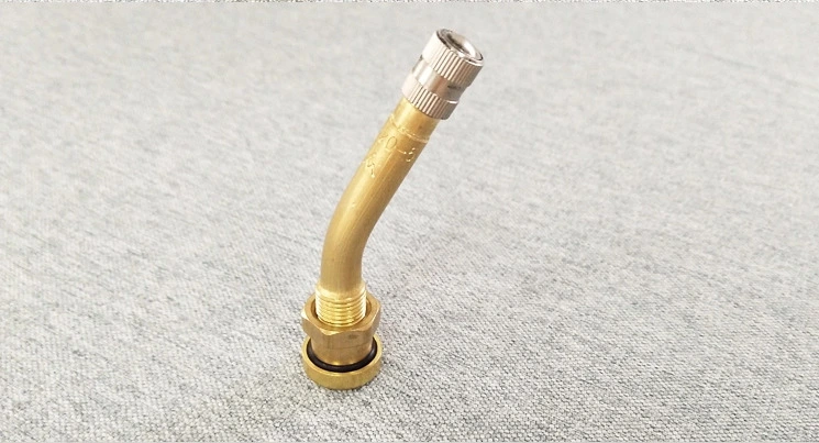 V3.20.7 Bus and Truck Tubeless Valves Brass Metal Clamp-in Valves Compression Type Tire Valve Easy to Replace