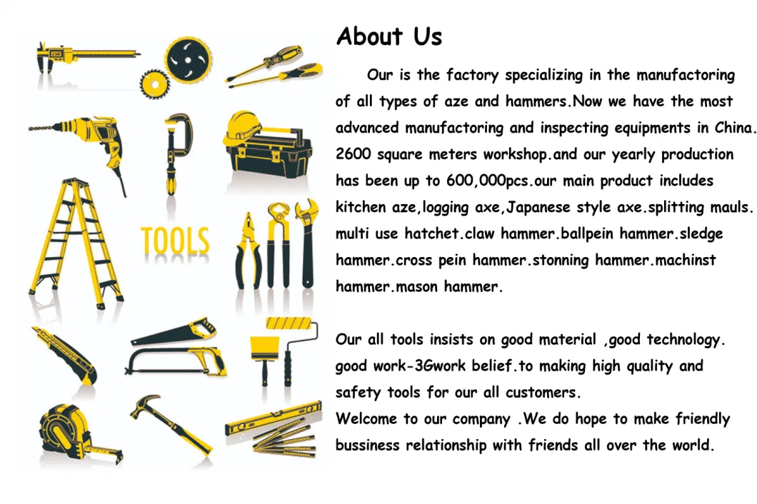 Professional Factory Hand Tool Carbon Steel Claw Hammer with Fiberglass Handle Claw Hammer