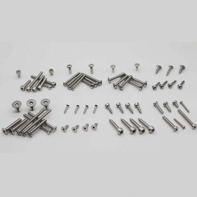 500PCS M4 Phillips Flat Head Countersunk Machine Screws Bolts Nuts Washers Assortment Kit, 304 Stainless Steel, M4 X 6mm/ 8mm/ 10mm/ 12mm/ 16mm