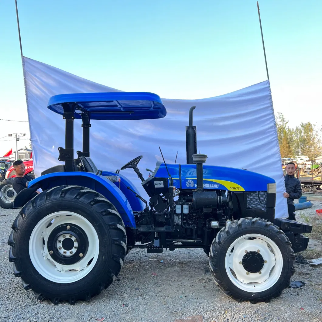 Agricultural Machinery 75HP 4 Wheel Drived New. Holland Farm Tractors