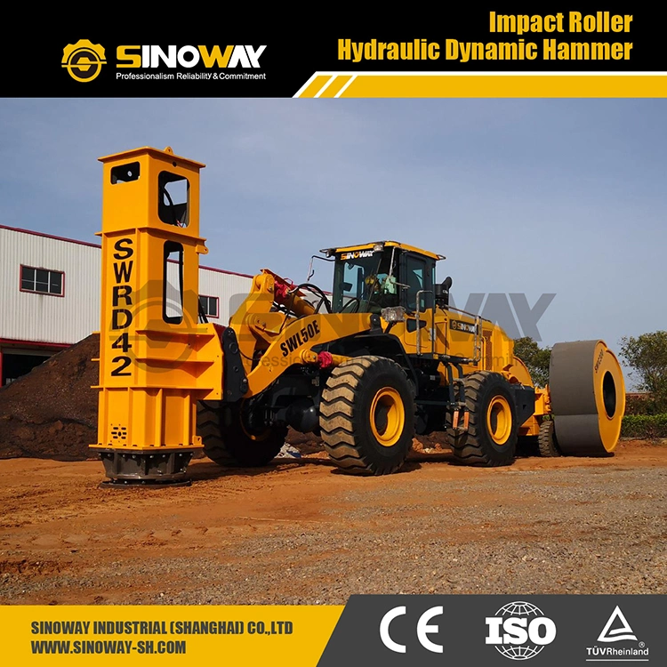 Hydraulic Rapid Impact Hammer Mounted on Wheel Loader and Excavator for Ric Project