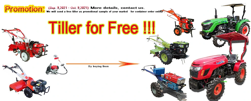 China Agriculture Machine Motocultor Garden Farm 12HP 15HP 18HP Diesel Two Wheel Walk Behind Cultivator Rotary Mini Power Tiller Walking Tractor