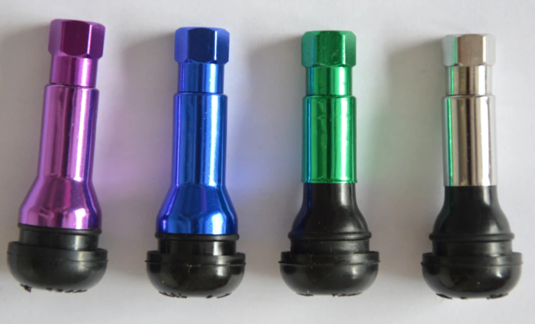 Tubeless Metal Clamp-in Tire Valves PVR70 for Motorcycles and Scooters