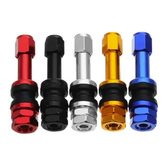 Tubeless Metal Clamp-in Tire Valves PVR70 for Motorcycles and Scooters