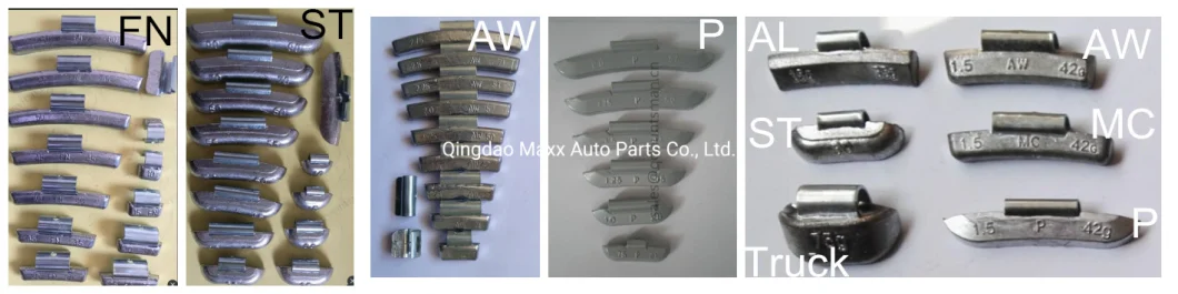 100% Non-Lead Zinc Plated Adhesive Wheel Weight Maxx