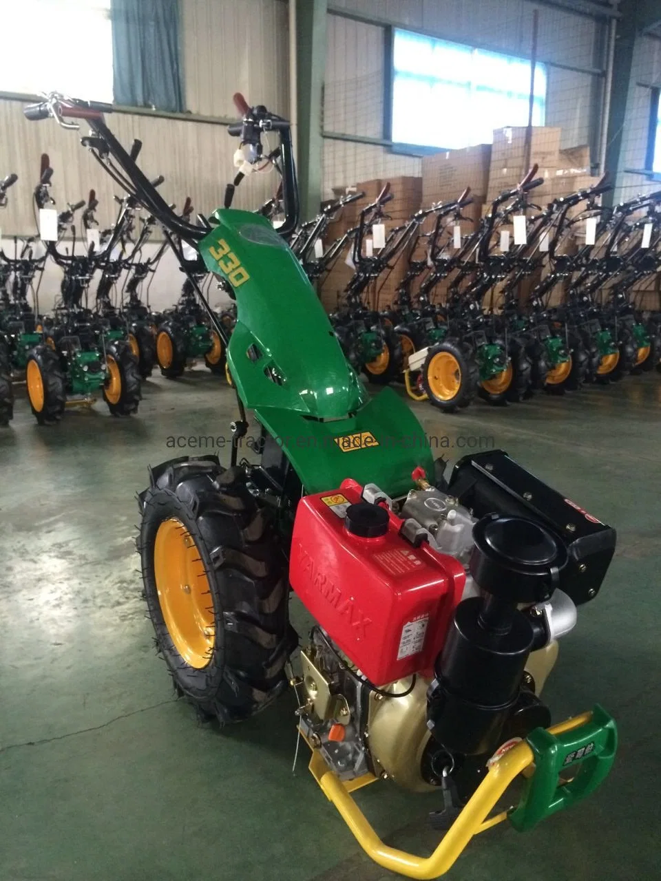 Two Wheels 330 Series Multipurpose Farm Walking Tractor with Tiller