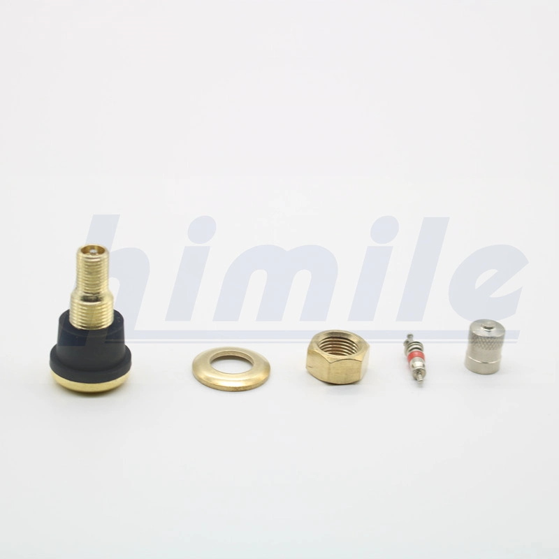 Himile Car Tyre Valve Tr575 Tubeless Metal Clamp-in Valves for Truck and Bus Rims Clamp-in Tyre Valves.