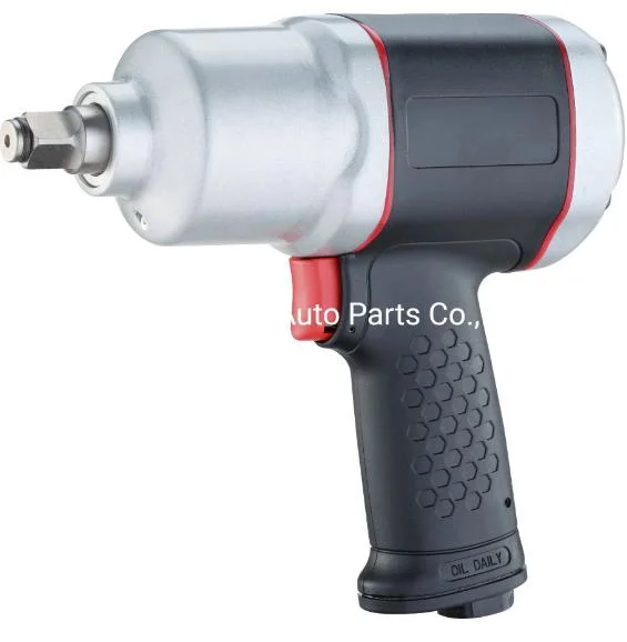 1/2 Inch Drive Twin Hammer Air Impact Wrench 640n. M Heavy Duty Pneumatic Tool