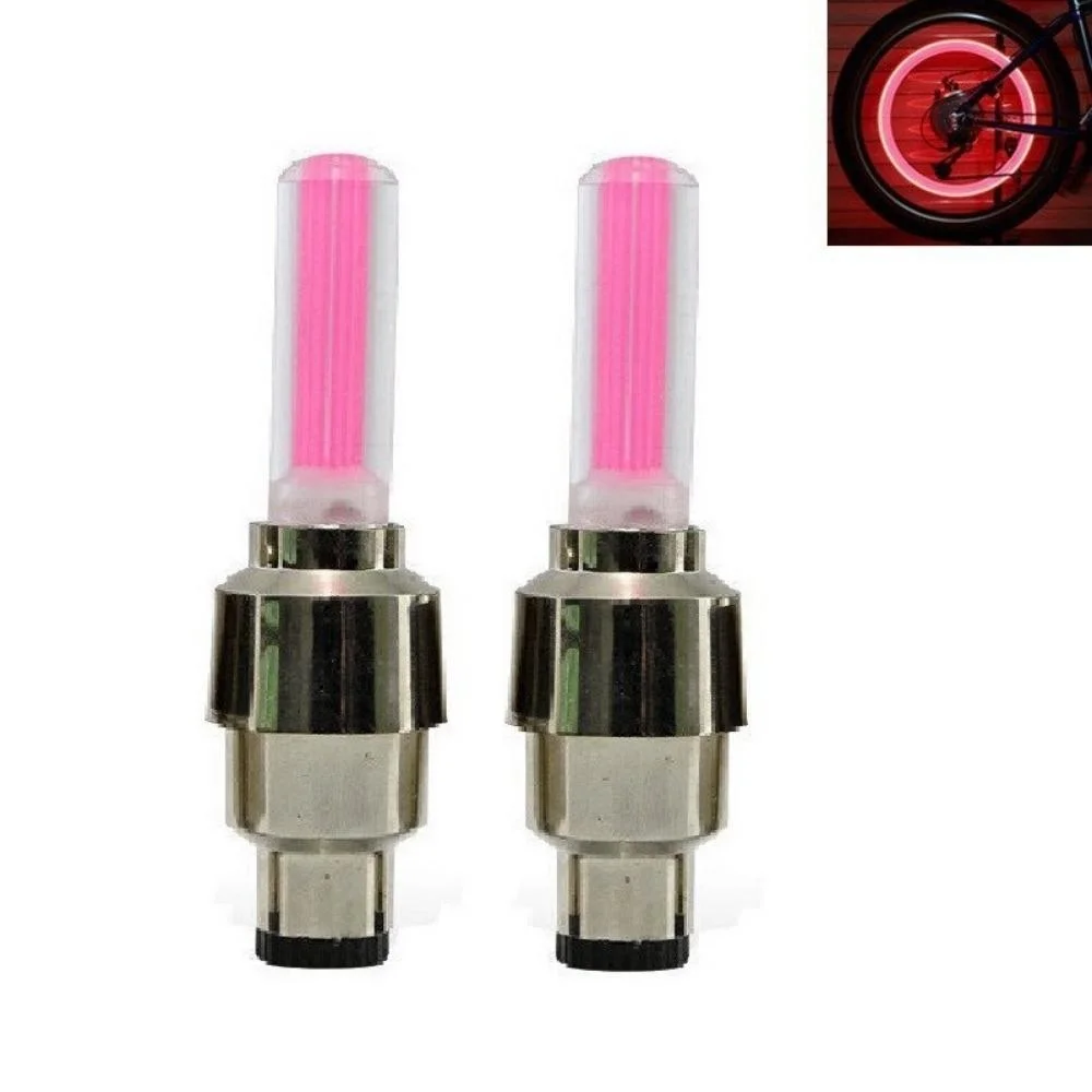 Warning Light Wheel Tire Light LED Neon Light Wheel Tire Light Valve Tire Lamp Cycling Accessories Bicycle Valve Tire Bl20883