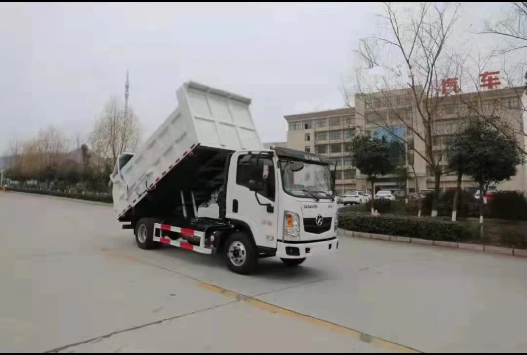 Reliable Easy Maintenance Cheaper Dayun 4X2 Chassis 8 Cubic Easy Loading Self-Dumping with Automated Hydraulic Dump System Garbage Truck