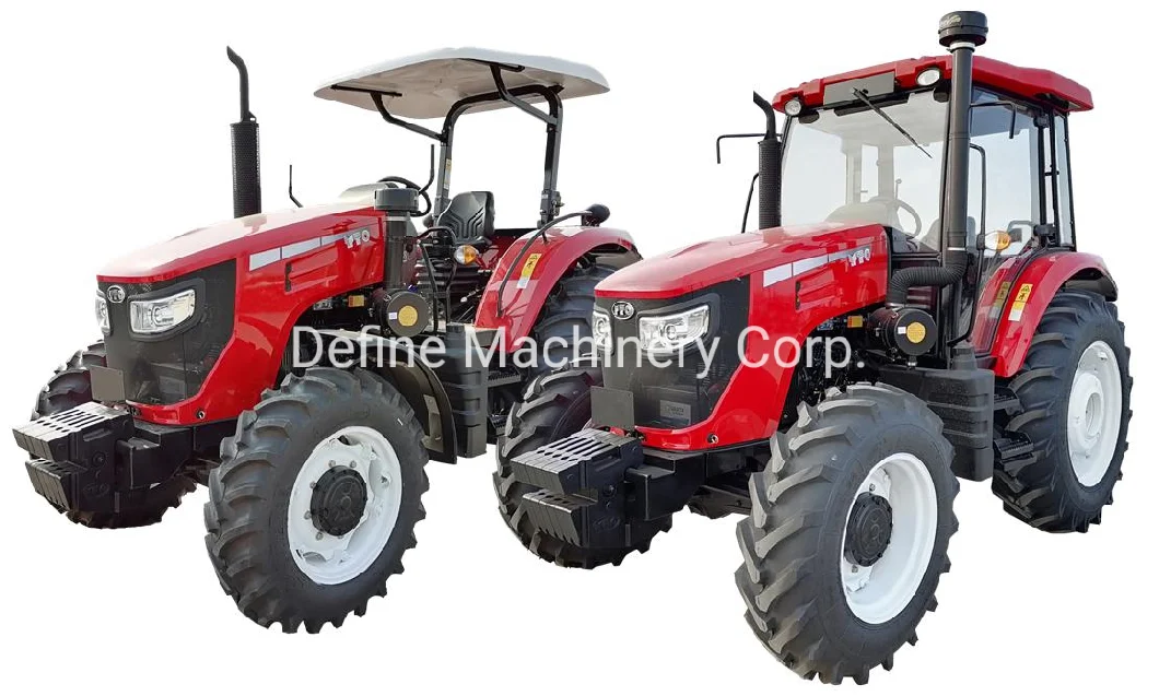 Yto 140HP Farm/Agricultural/Wheel Tractor with Cabin (1404 2022ED) , Agricultural Machinery