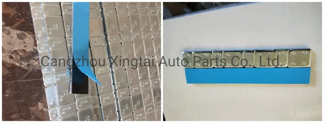 Zinc/Zn Adhesive Wheel Weights with Blue Easy/Peel Tapeauto Parts/Automobile Parts (5+10) G*4