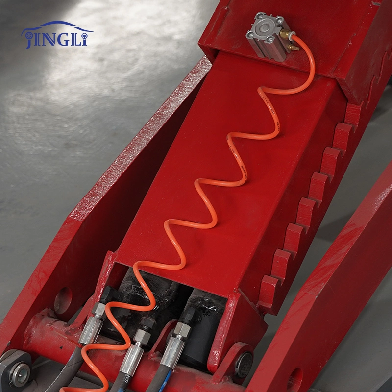 4000kg Hydraulic Hoist Lifting Weight Scissor Car Lift with 3D Wheel Alignment