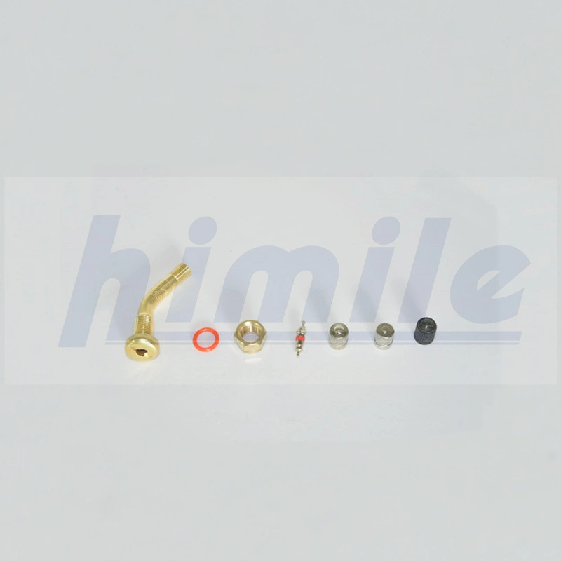 Himile Car Tires Auto Accessory 58MS Tubeless Clamp In Copper/Brass Air Inflator Tire Valve For Truck And Bus.