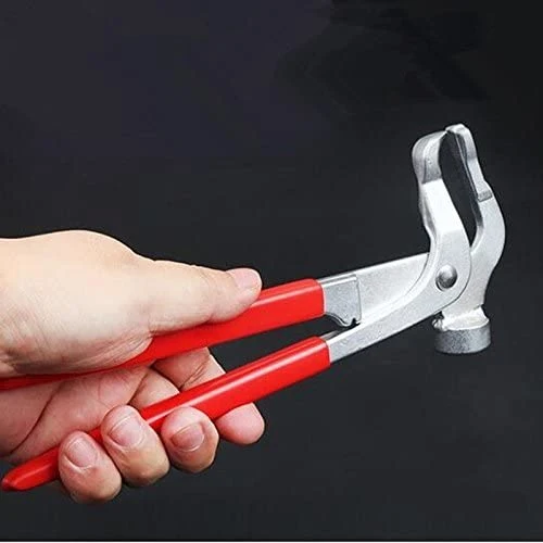 Wheel Balancing Weight Cutting Plier, Wheel Weight Tire Mounting Hammer Pliers Tool, Car Wheel Weight Pliers Balancer Clip Weight Remover Plier Metal Hammer