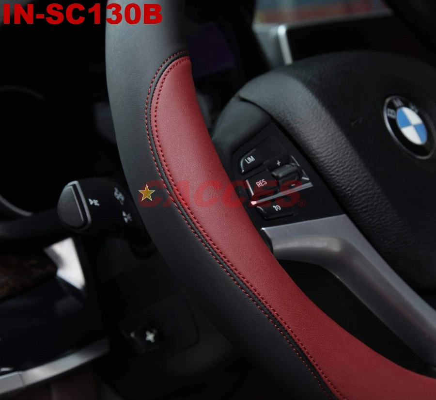 Microfiber Leather Steering Wheel Cover OE Size for Toyota,Bwm,MB,Audi,VW,Porsche,Peugeot,Citroen,Honda,Nissan,Lexus,Volvo,Renault,FIAT,Opel,Model S/M/L/XL/XXL