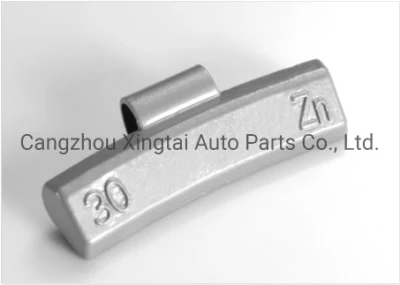 Auto Teile Zn Clip auf Radgewicht für Stahlrahmen Kunststoffbeschichtet