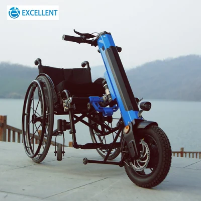 Elektro-Frontantrieb Rollstuhl ansteckbar Handrad Handbike für Sport und Manueller Rollstuhl